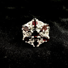 Synthetic Robyn Red Ring - Silver 925