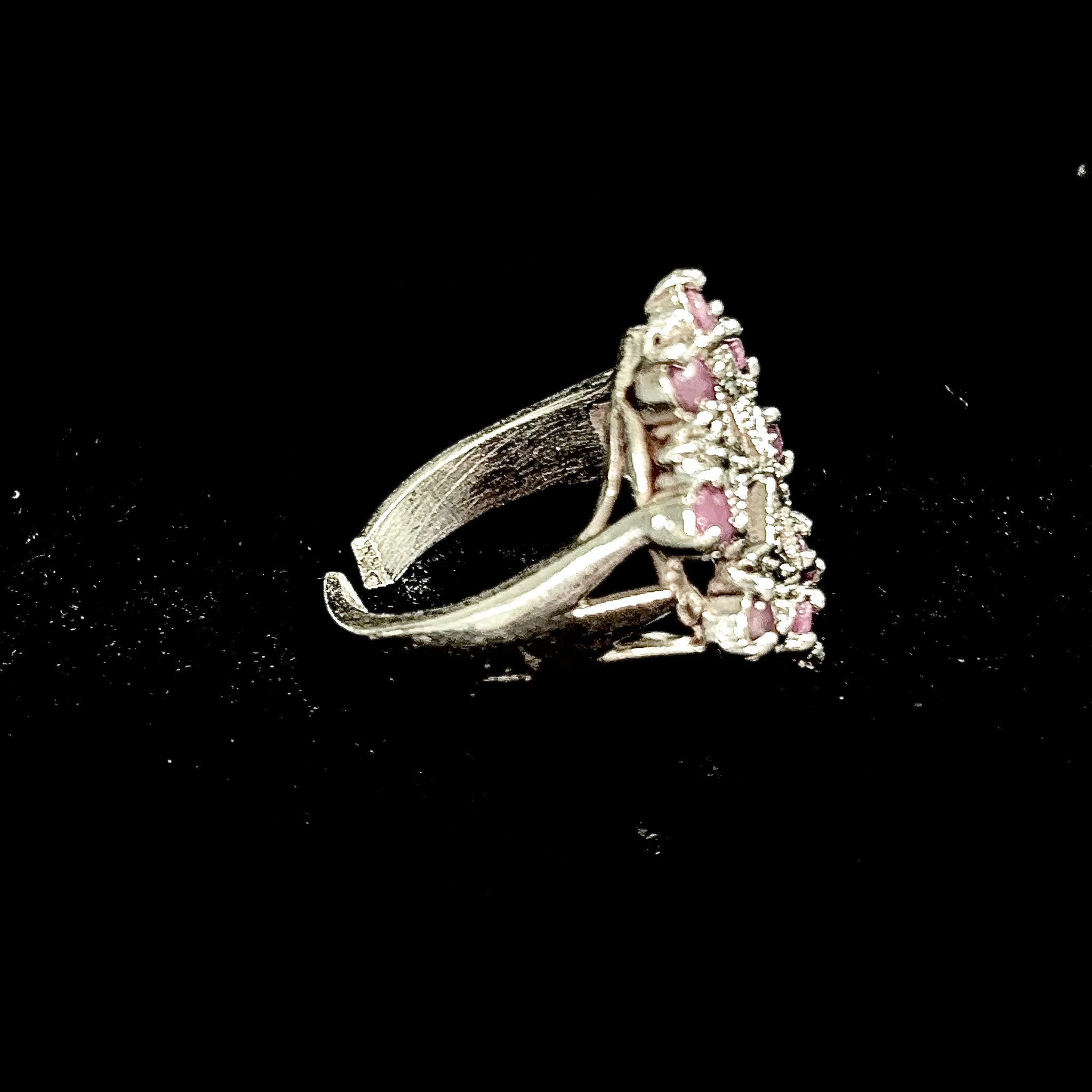 Starlight Rose Ring - Silver 925