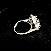 Synthetic Black Robyn Ring - Silver 925