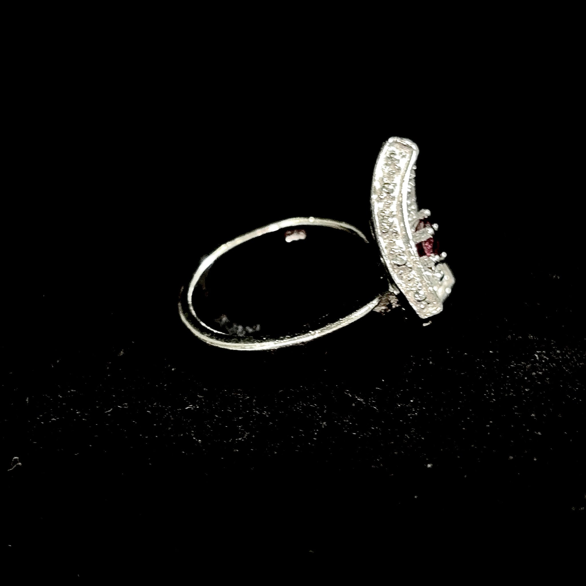 Ruby Shard Ring - Silver 925