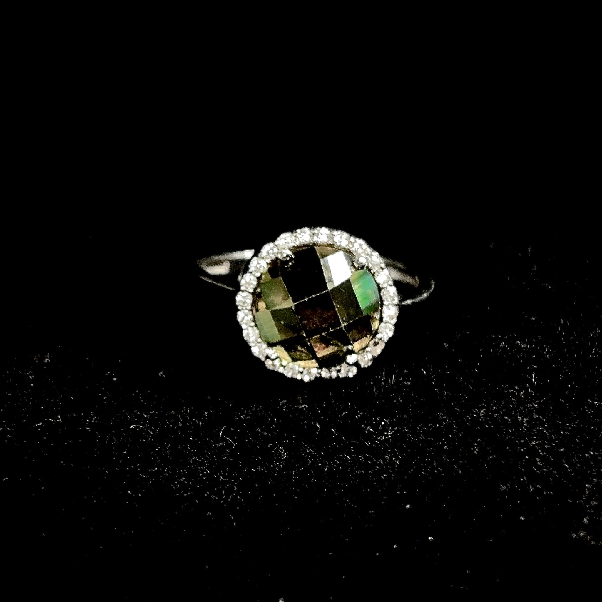 Earthlight Circle Ring - Silver 925