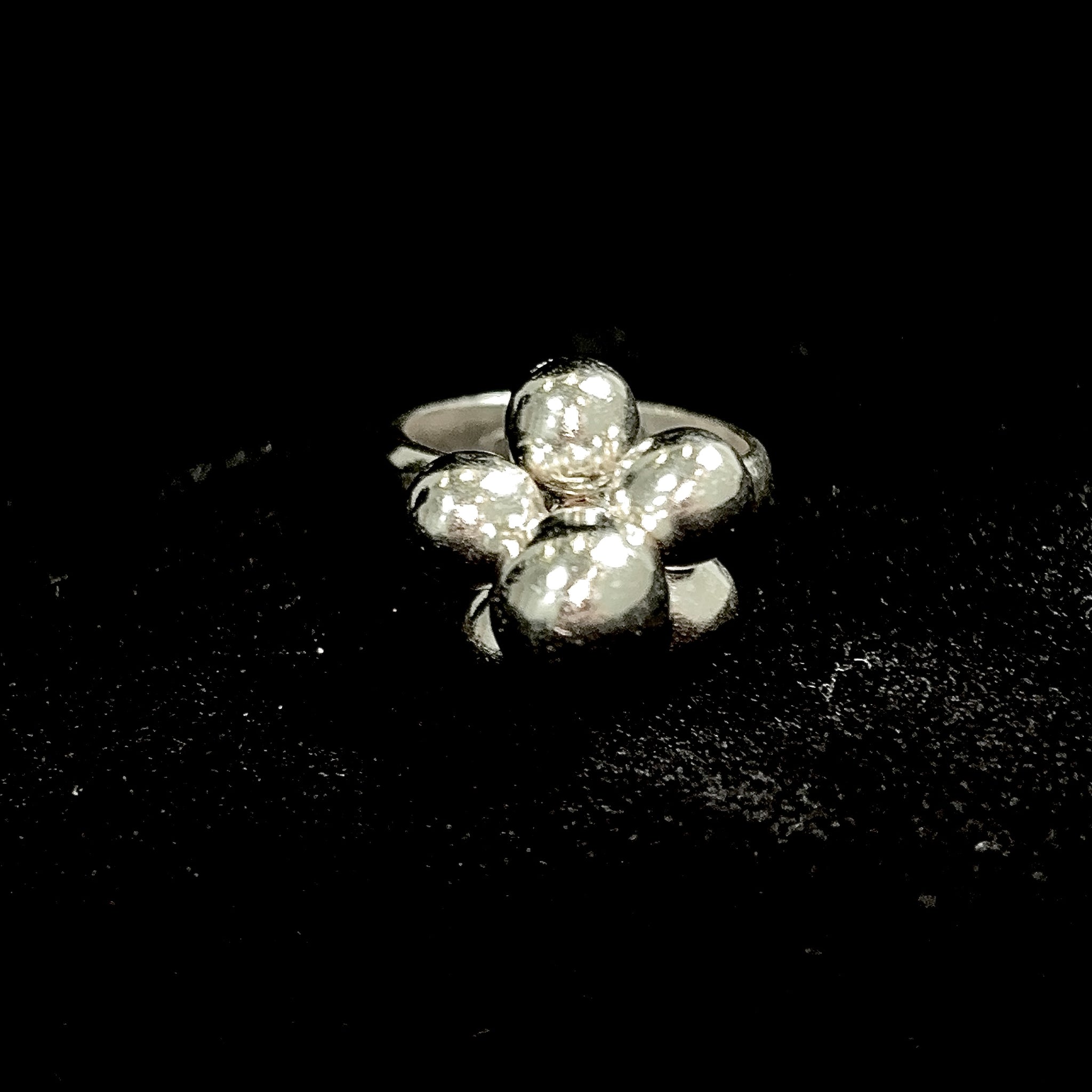 Silver Blossom Cluster Ring - Silver 925