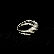 Rippled Ice Ring - Silver 925