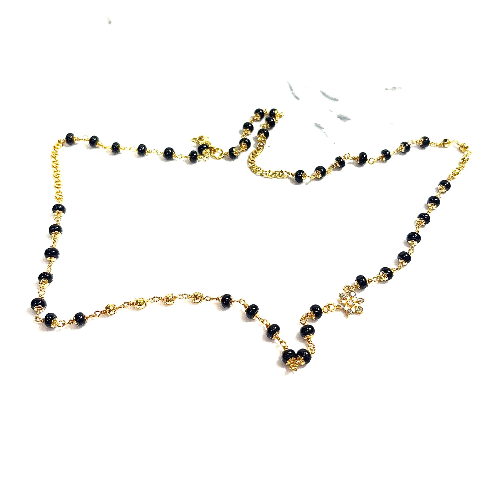 Mangalsutra Chain - 52cm/4.1mm - 14 carat gold