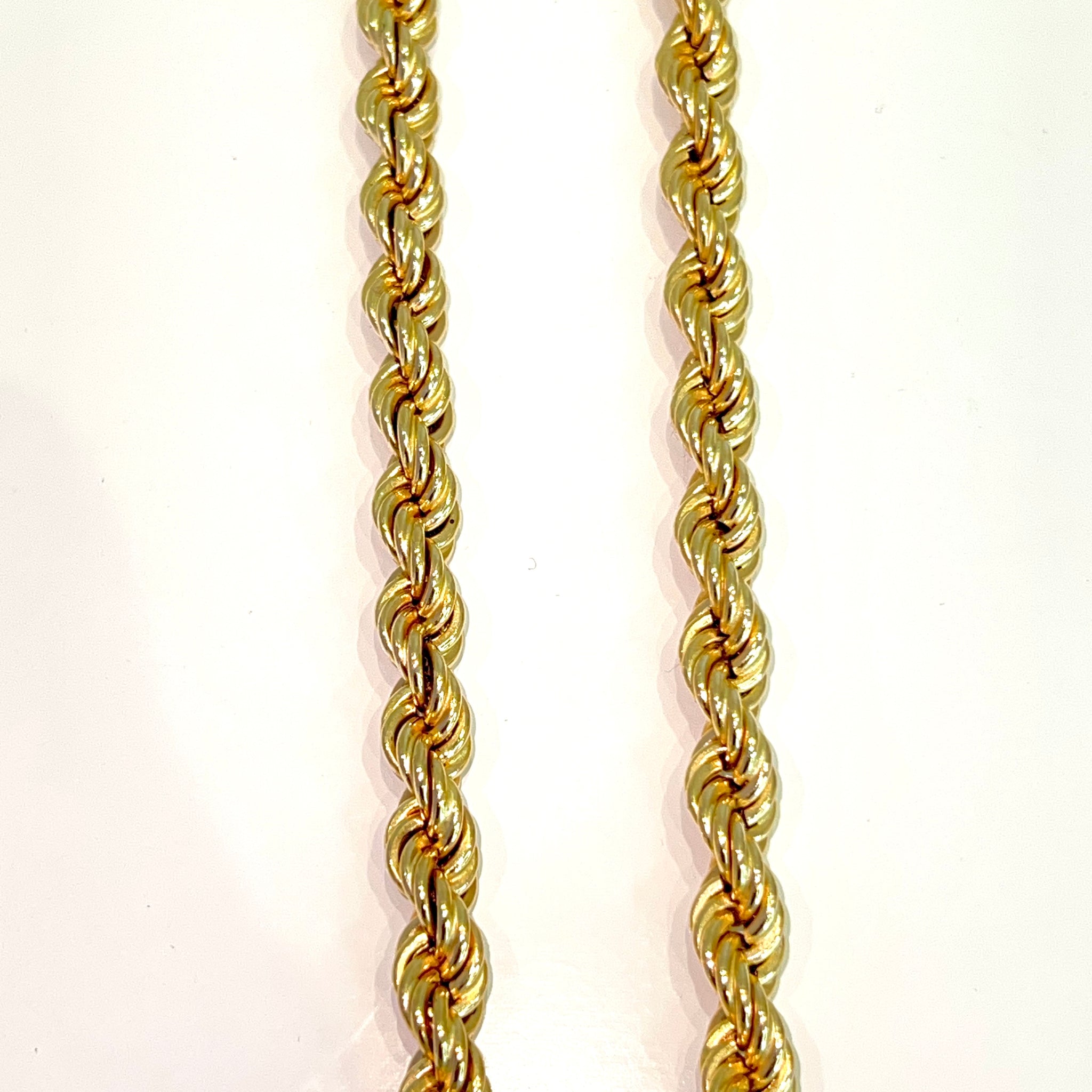 Rope Chain - 14 carat gold - 55cm / 7mm