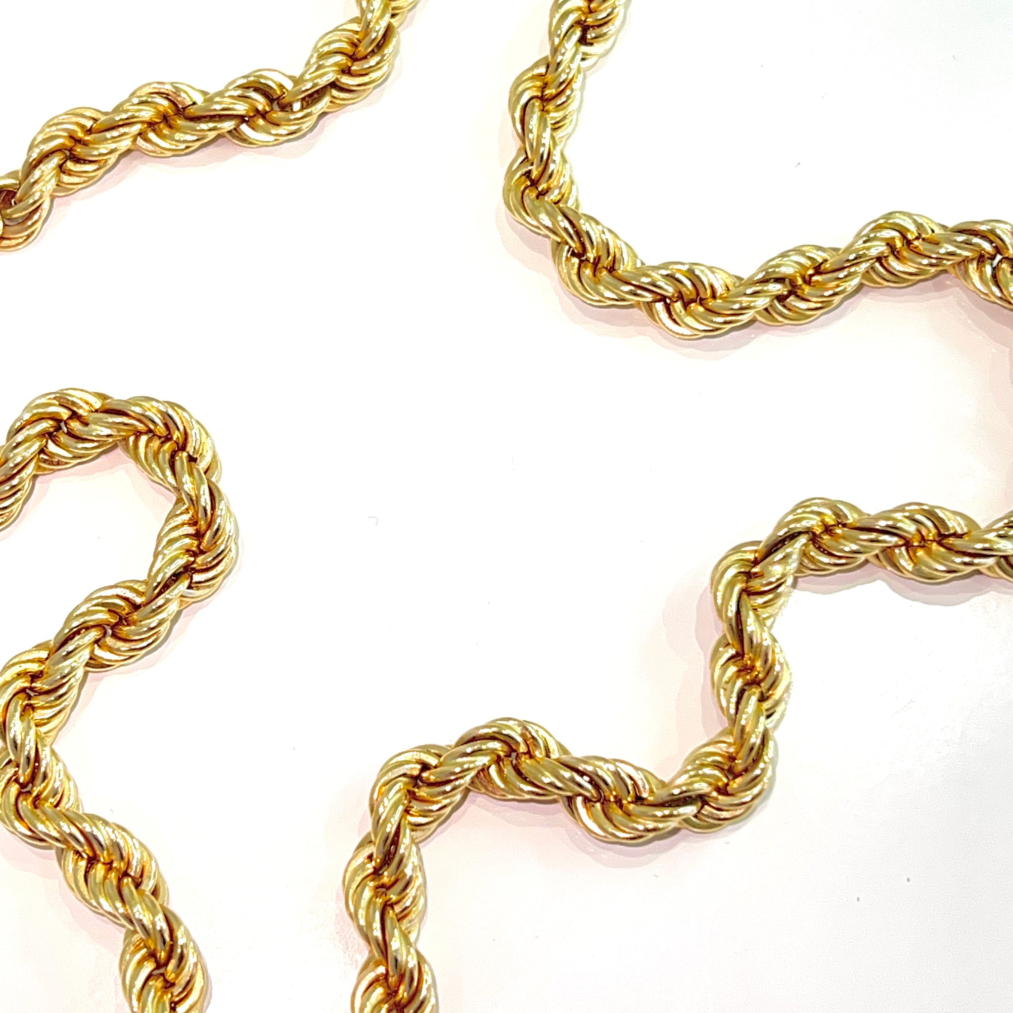 Rope Chain - 14 carat gold - 55cm / 7mm