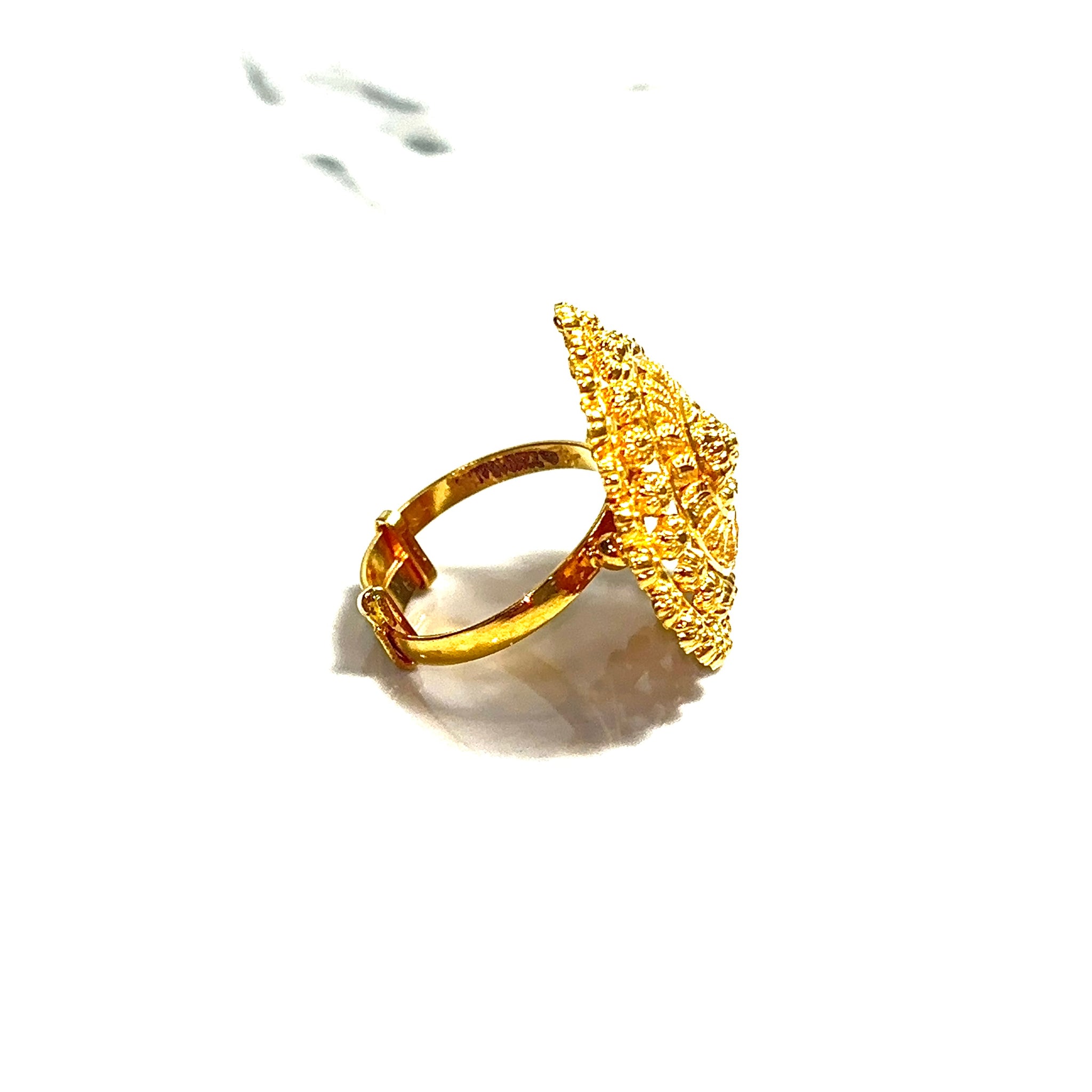 Golden Bloom Ring – 22 Carat Gold