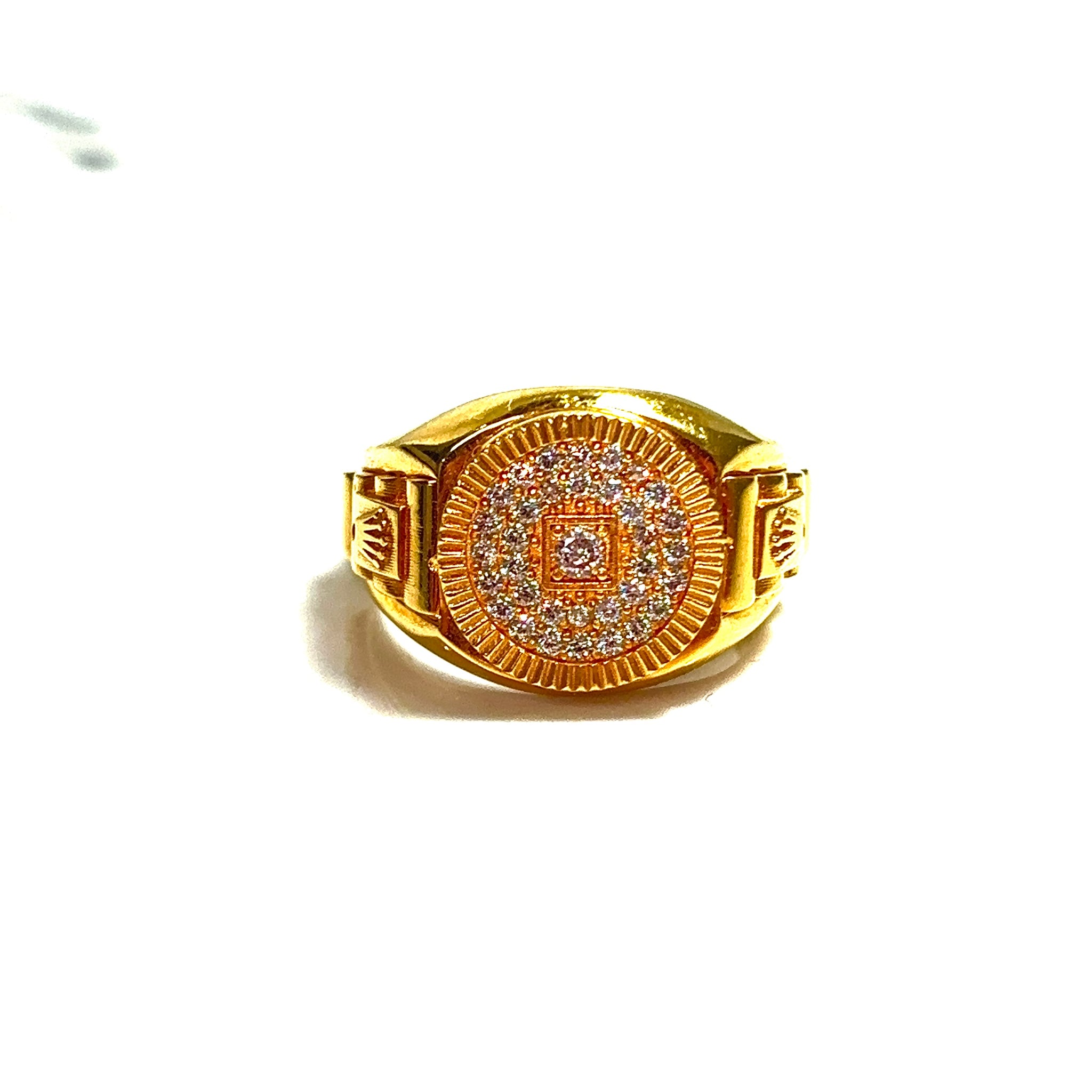 Starlight Rolex Link Ring - 22 carat gold