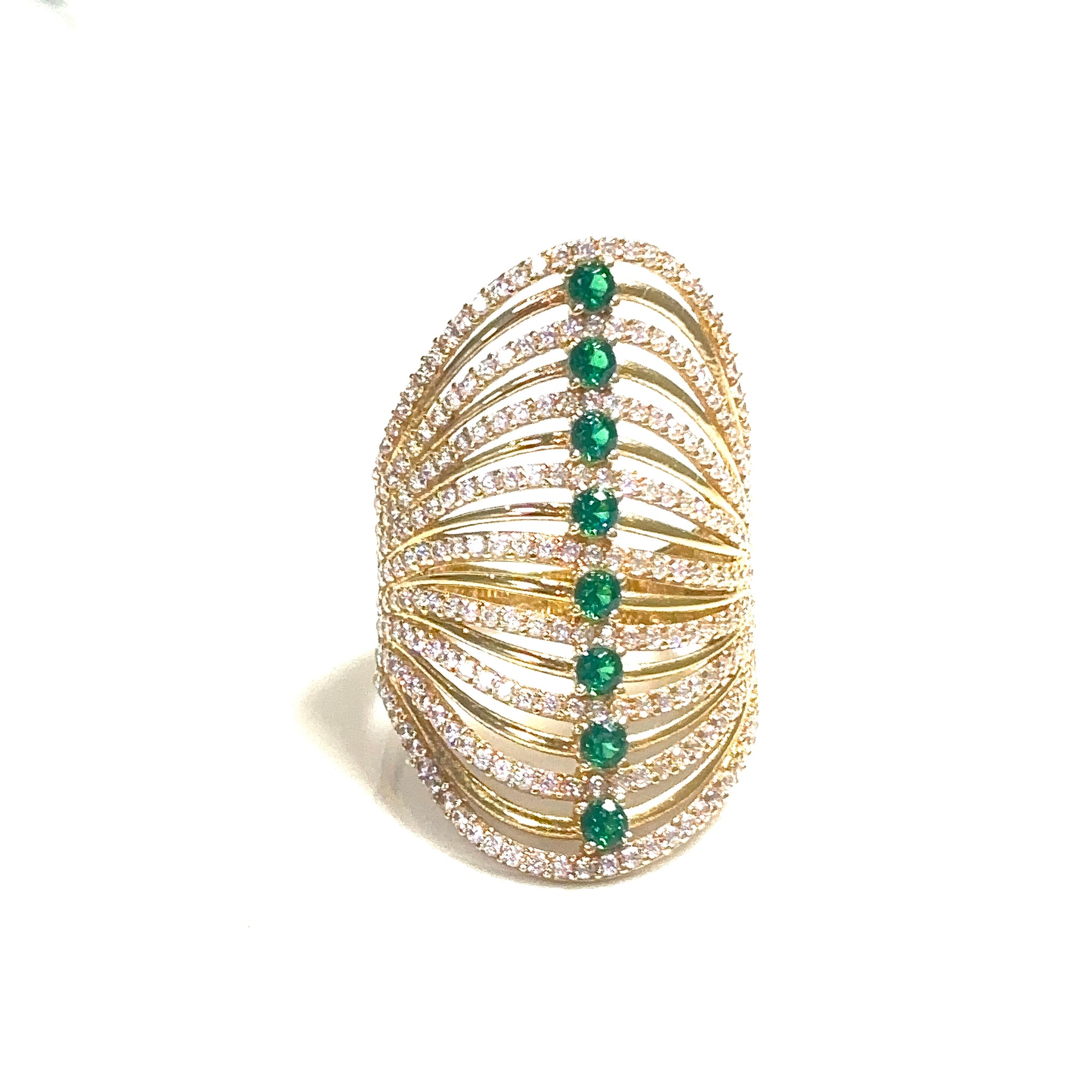 Emerald Radiance - 18 carat gold