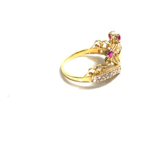 Crown Heart Ring - 18 carat gold