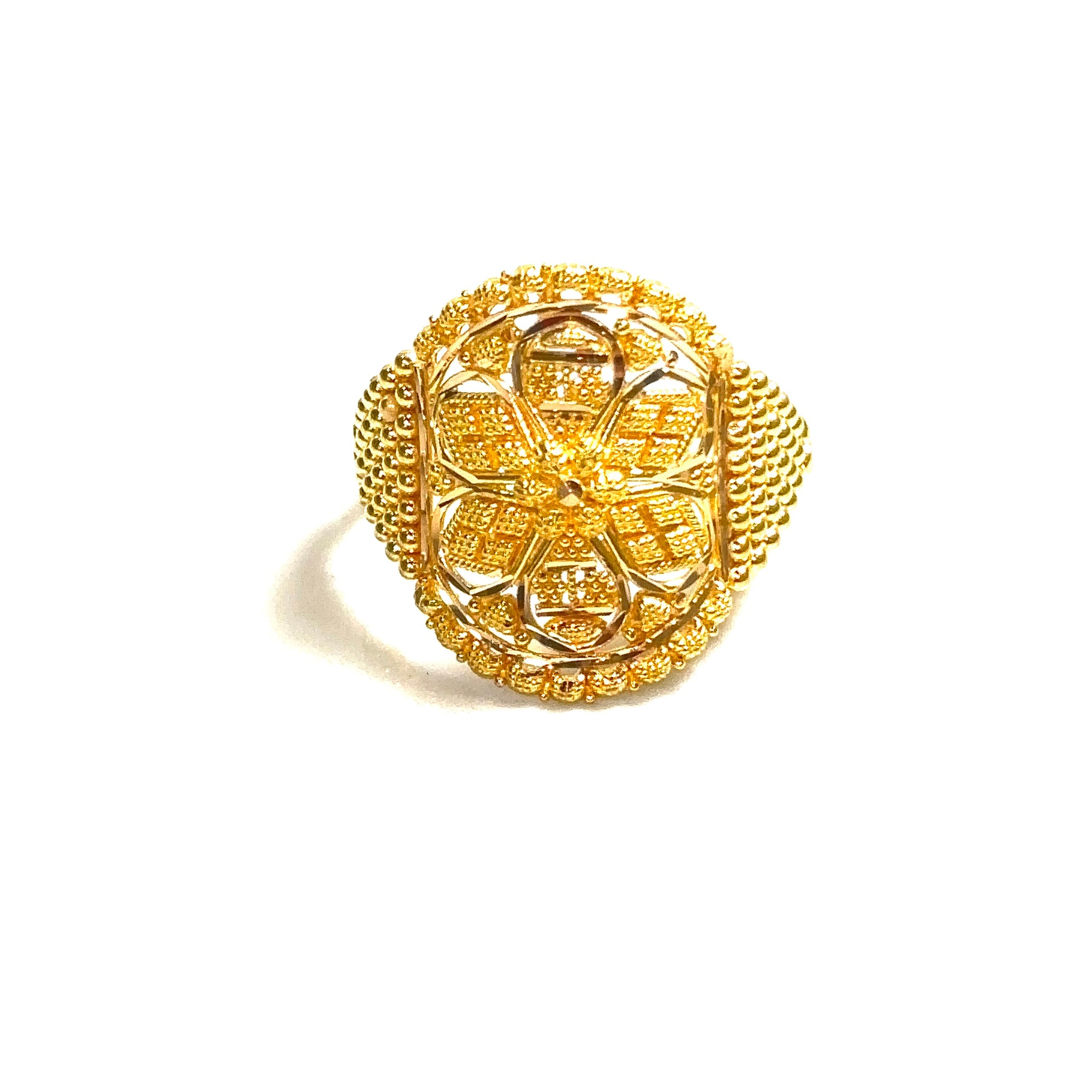 Flower Ring - 22 carat gold