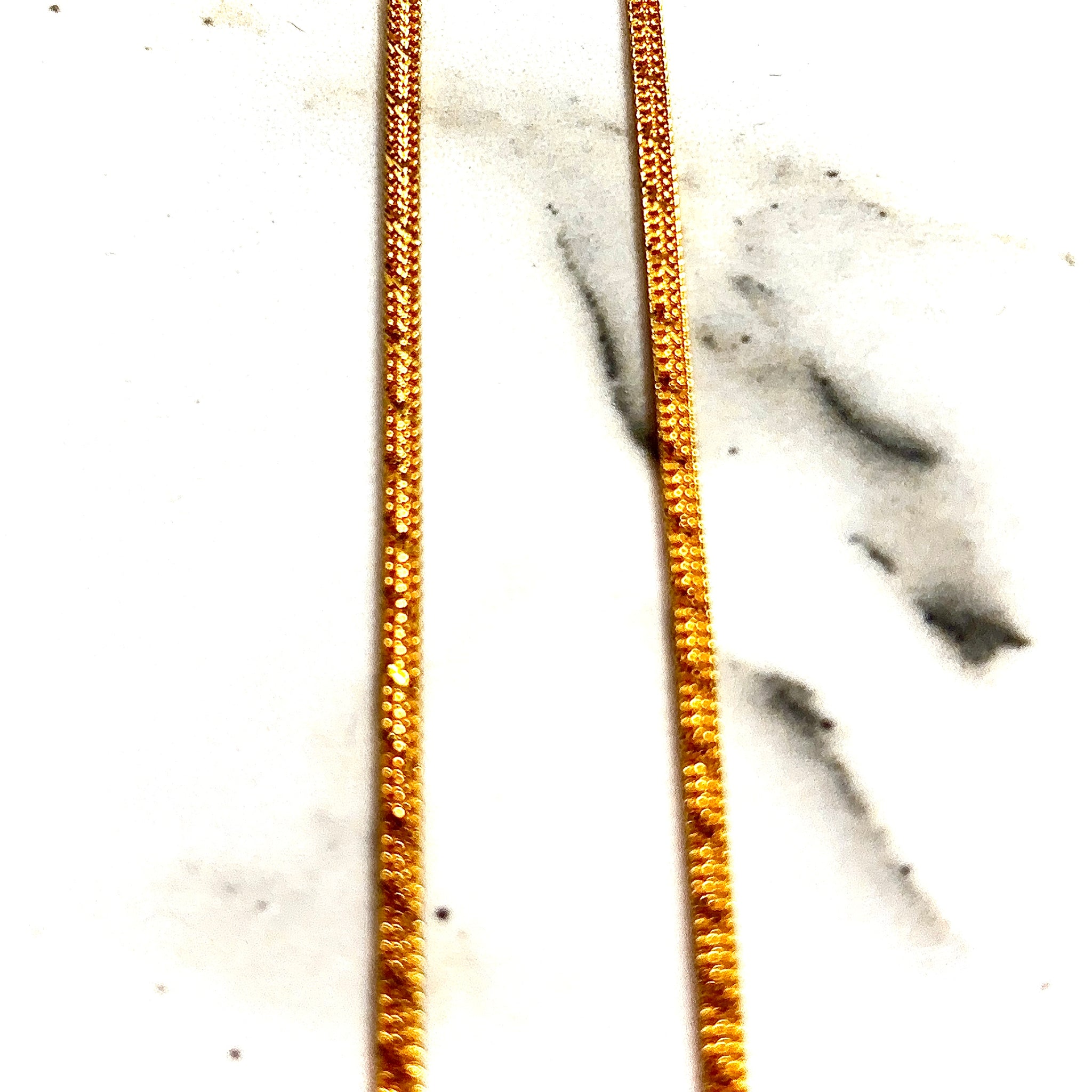 Kingschain - 54cm/1mm - 22 carat gold