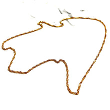 Twisted Treasure Chain - 55cm/2.3mm - 22 carat gold