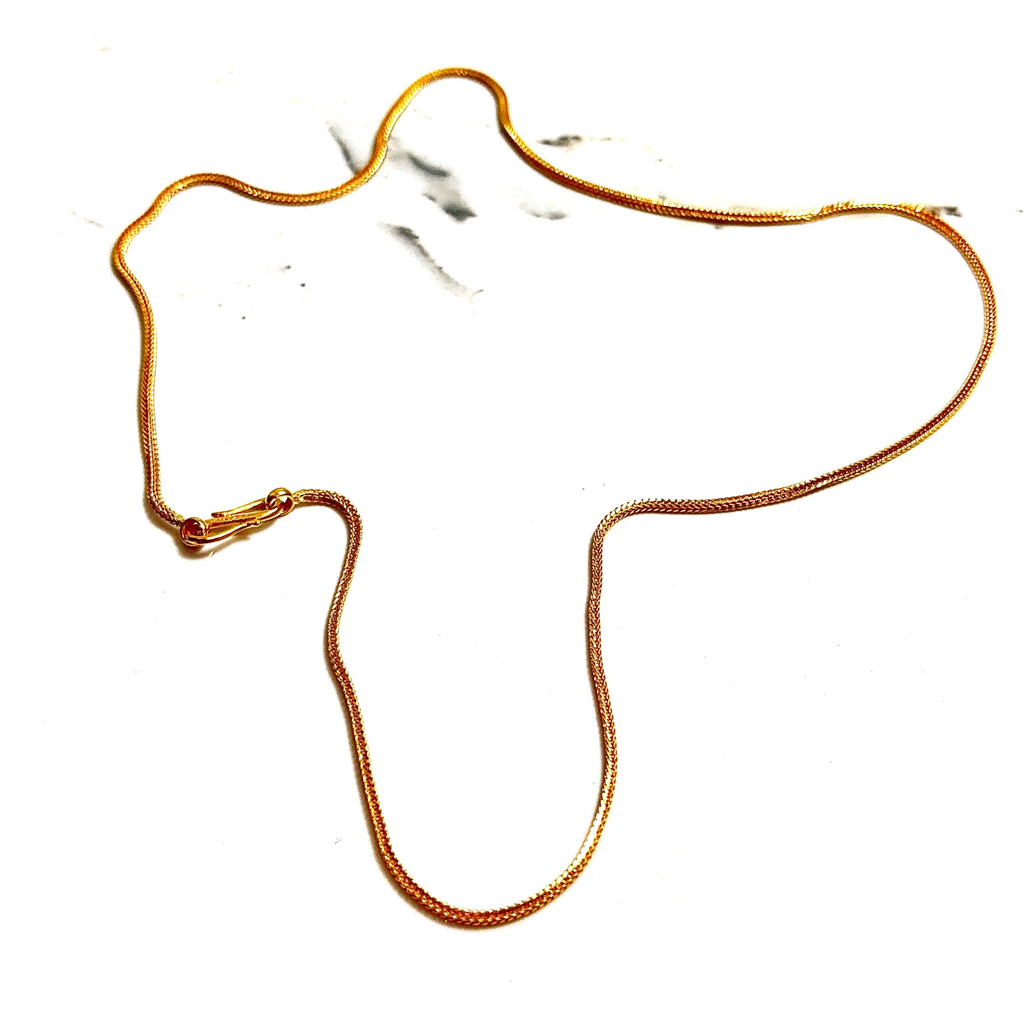 Kingschain - 51cm/2mm - 22 carat gold