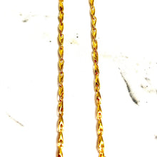Linked Treasure Chain - 61cm/2.1mm - 22 carat gold