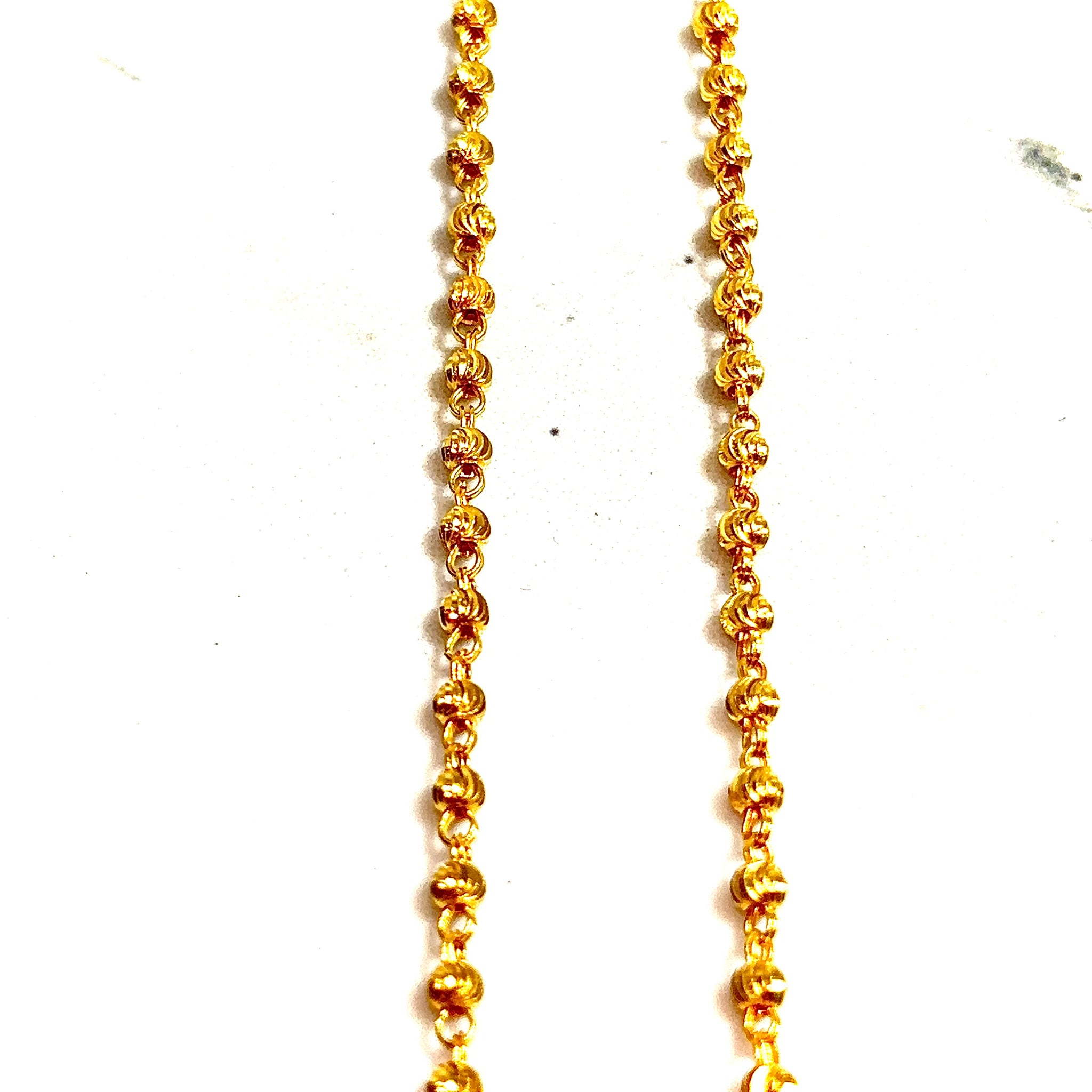 MoonsChain - 47cm/6.3mm - 22 carat gold