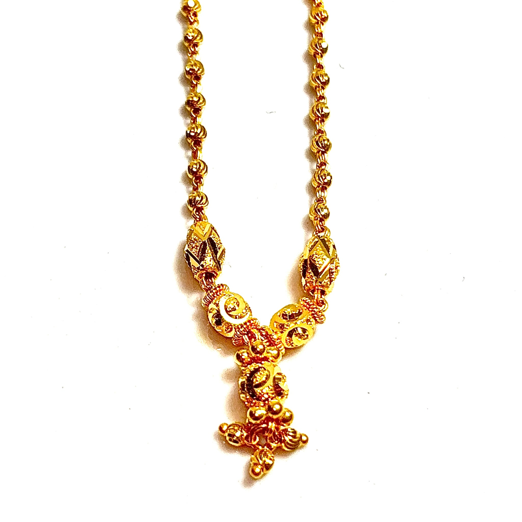 Mangalsutra Chain - 46cm/4mm -  22 carat gold