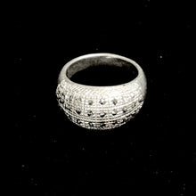 Pixel Shimmer Ring - Silver 925