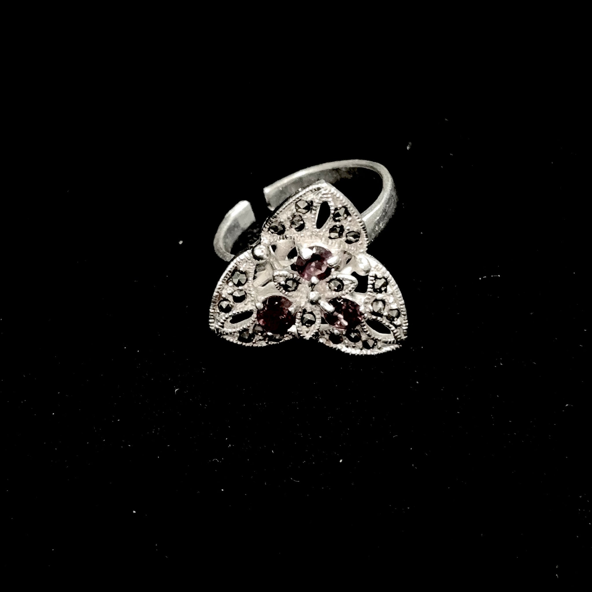 Ruby Bloom Ring - Silver 925