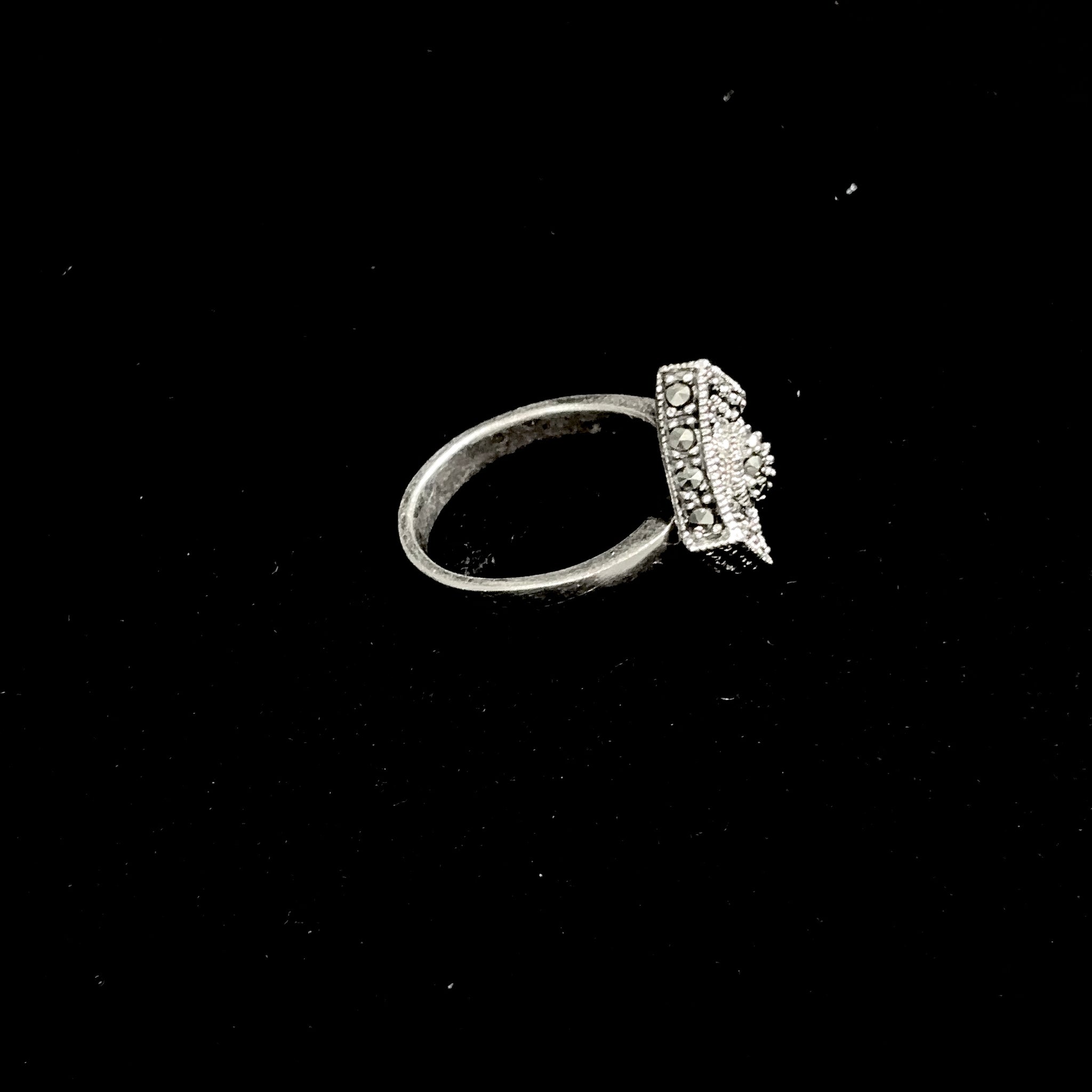 Midnight Ice Ring - Silver 925