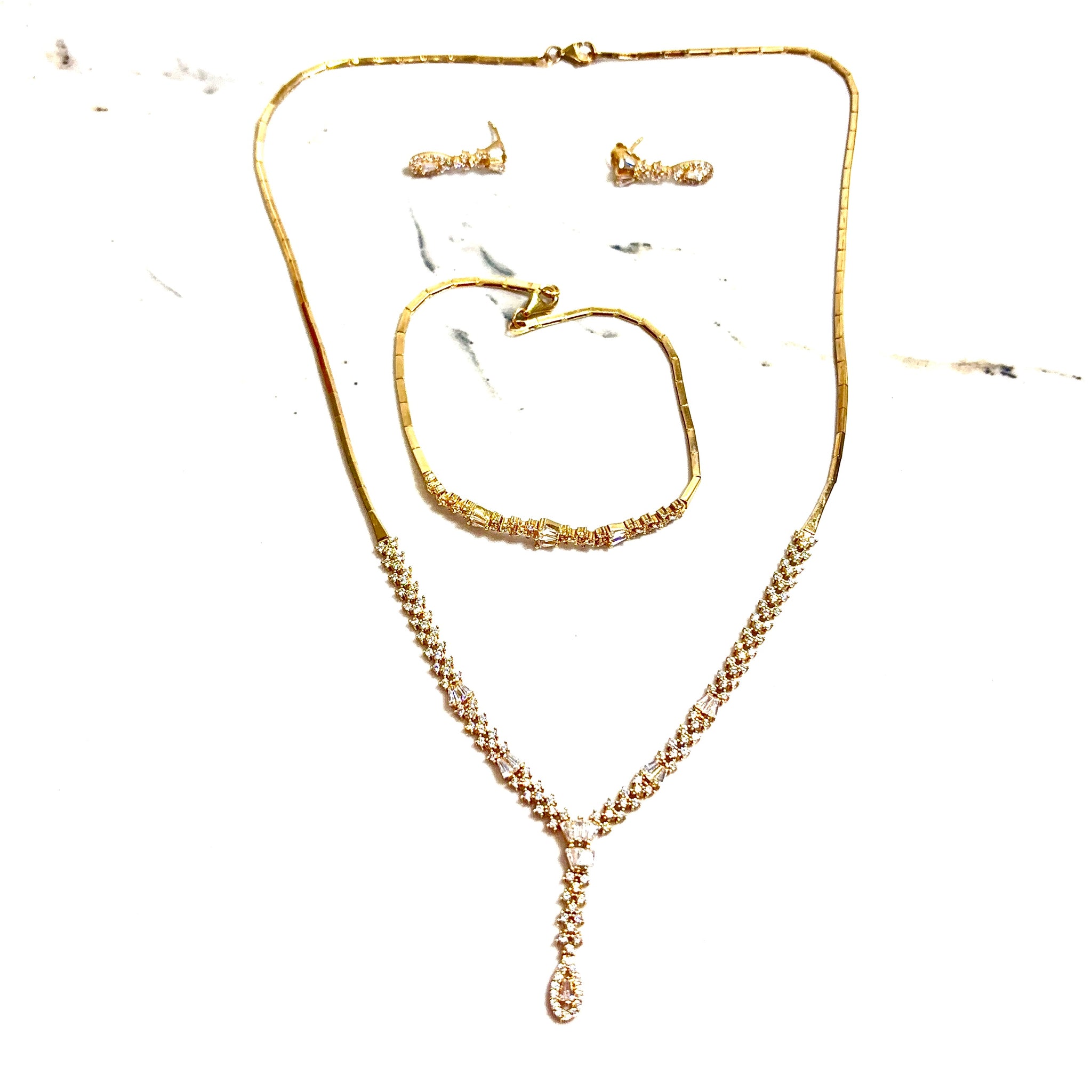 3 Delige Trouwset - 14 carat gold