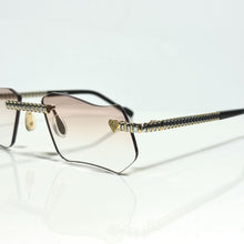 Magic Glasses - Two-Tone Whitegold & Gold Plated | Lavish Pink Shade | Diamond Shape Lens