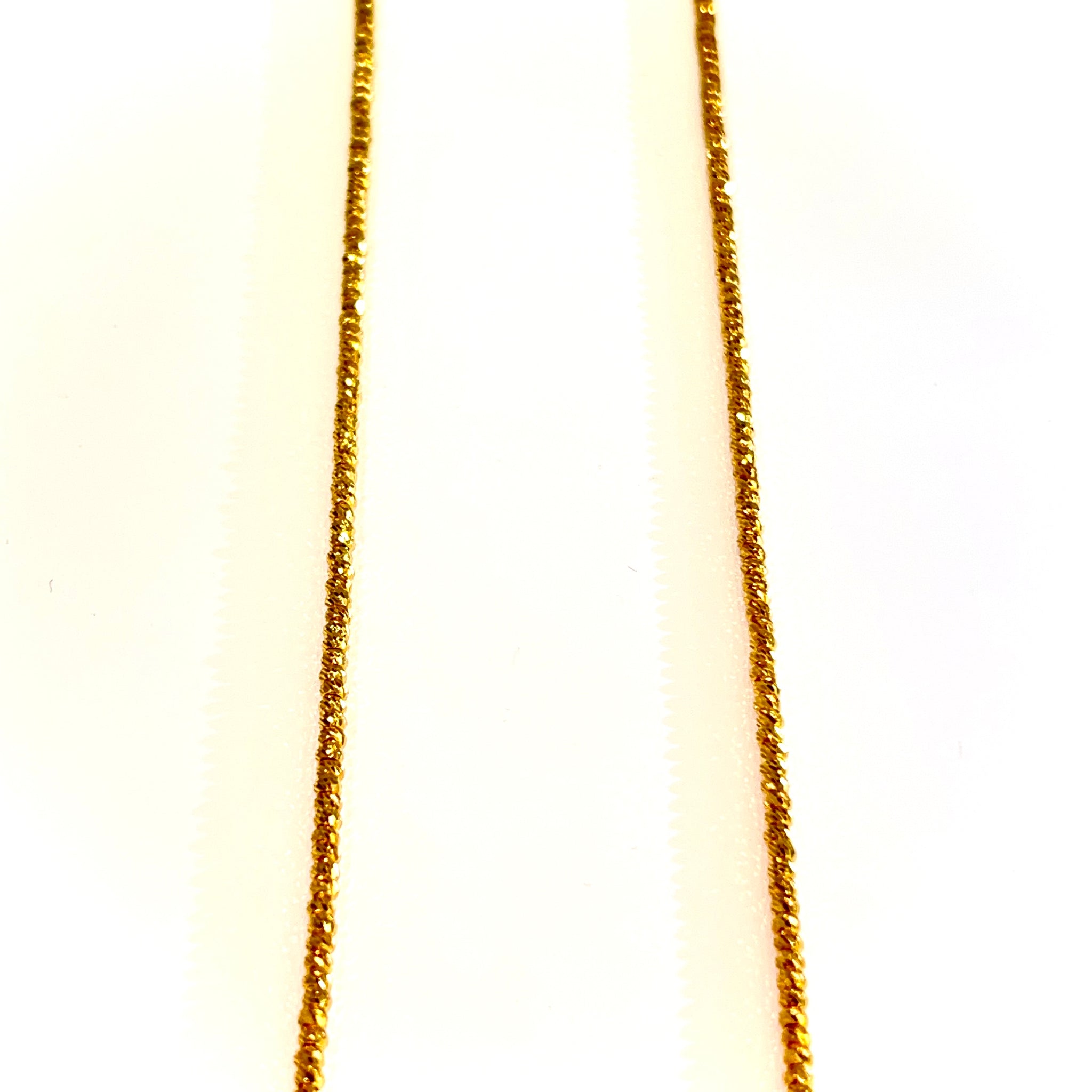 Mooncut Chain - 22 carat gold - 52cm / 2mm