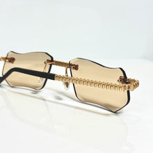 Magic Glasses - Gold Plated | Caramel Shade | Diamond Shape Lens