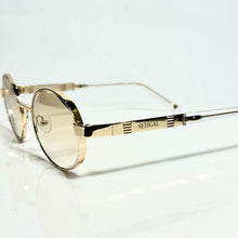 Ovoid Glasses - Gold Plated | Minty Green Shade | Diamond Cut Lens