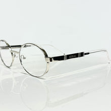 Ovoid Glasses - Whitegold Plated | Classy Transparant Shade | Polished Diamond Cut Lens