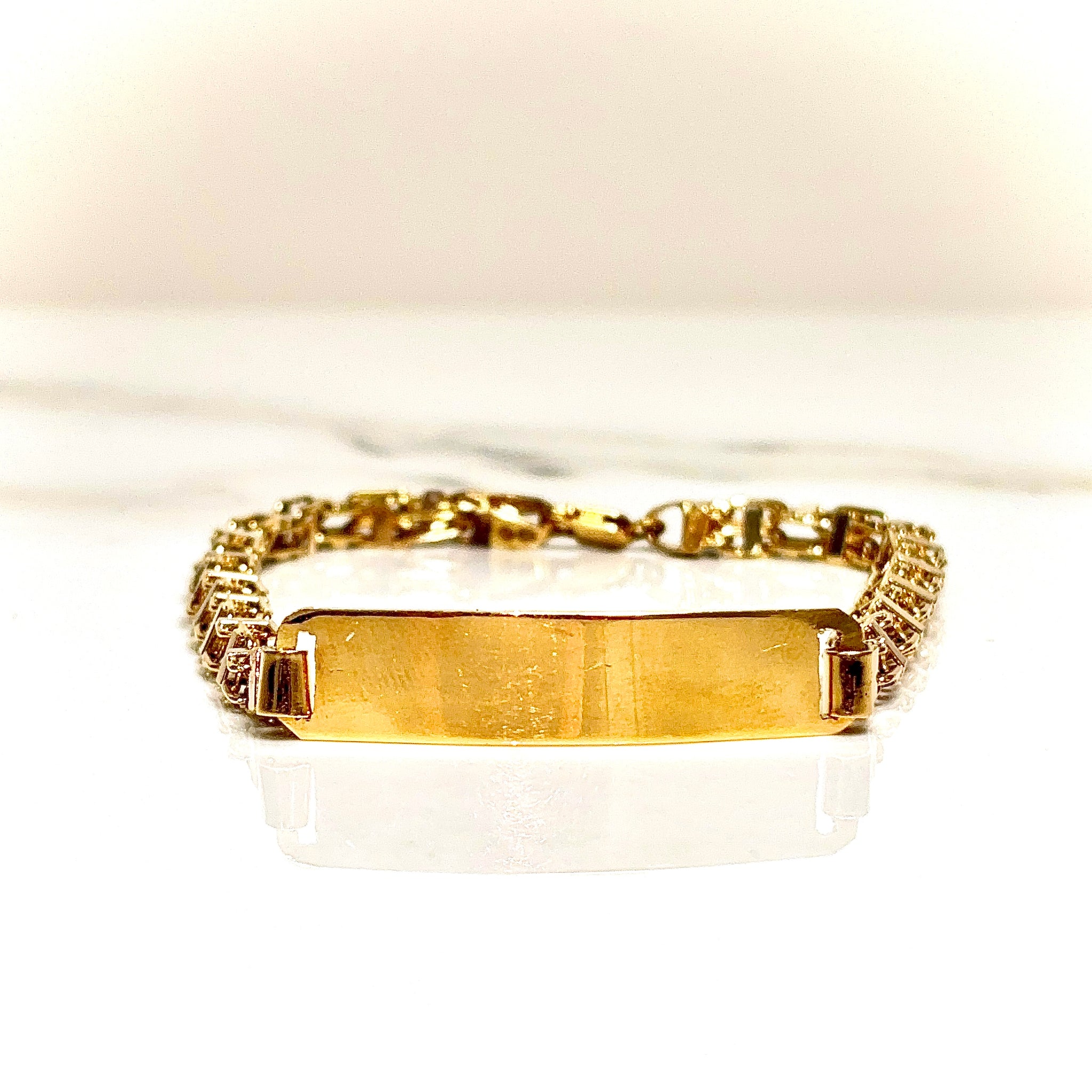 Magnum Name Bracelet - 18 carat gold 0021 - 22cm / 8,6mm - 750 BV2
