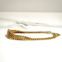 Crown Bracelet - 14 carat gold 0019 - 20,5cm / 12mm - 585 BV2