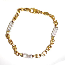 Flat Magnum Model Bracelet - 14 carat gold 0015 - 22cm / 5,3mm - 585 BV2
