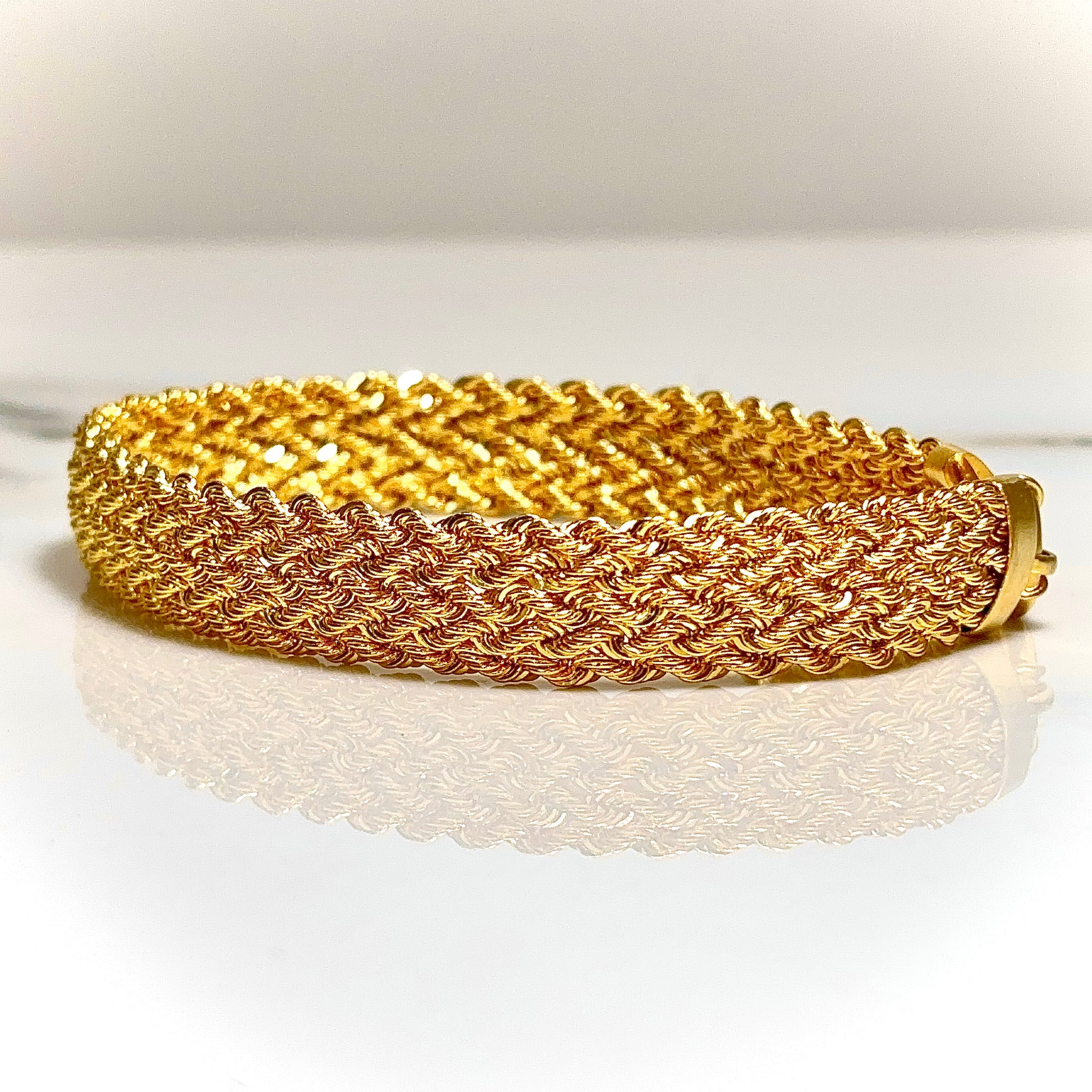 Quattro Rope Bracelet - 14 carat gold 0012 - 18,6cm / 9,5mm - 585 BV2
