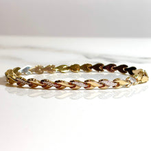 Flower Bracelet - 14 carat gold 0029 - 19,5cm/5,1mm - BV2