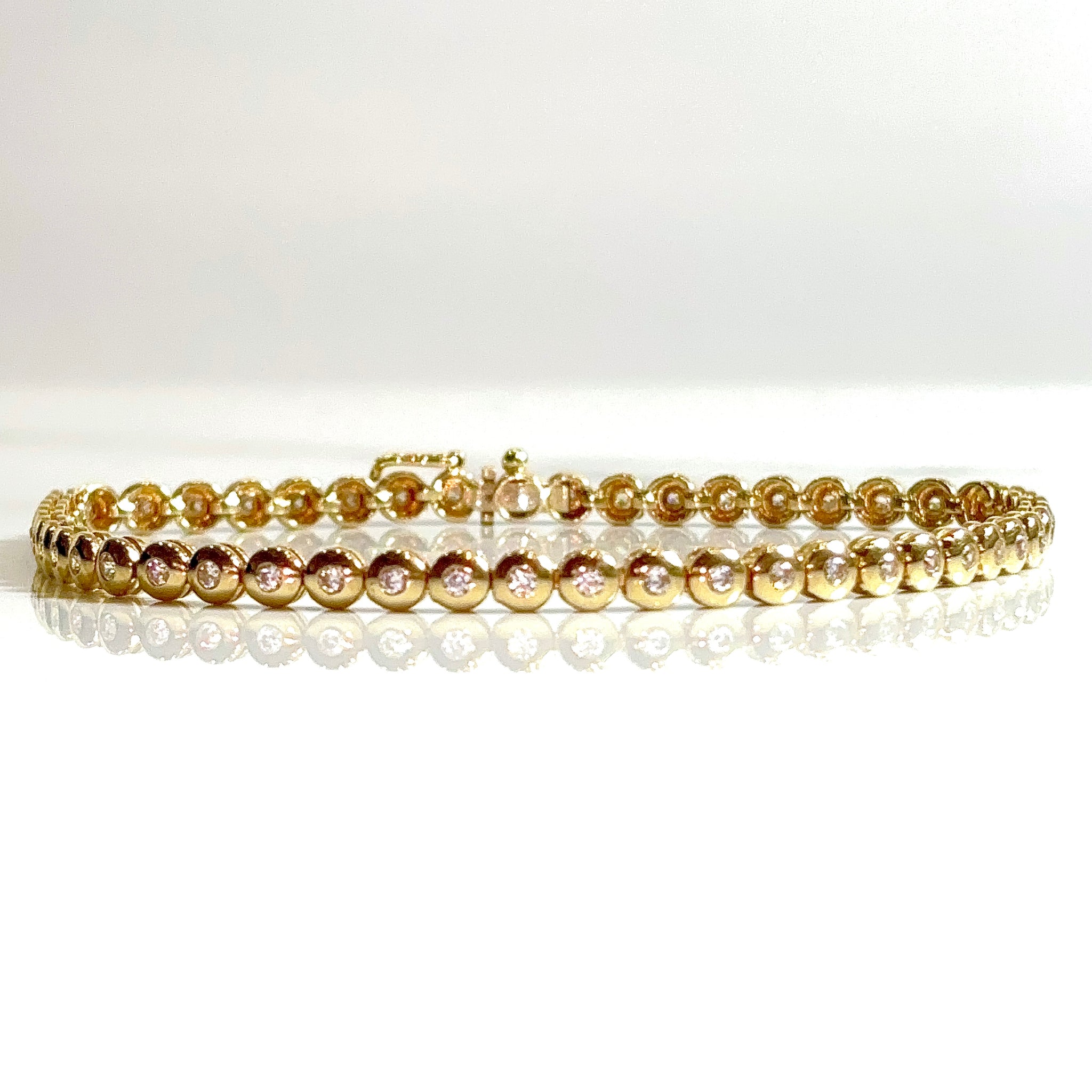 Drop Bracelet - 14 carat gold 0028 - 20cm/3,7mm - BV2