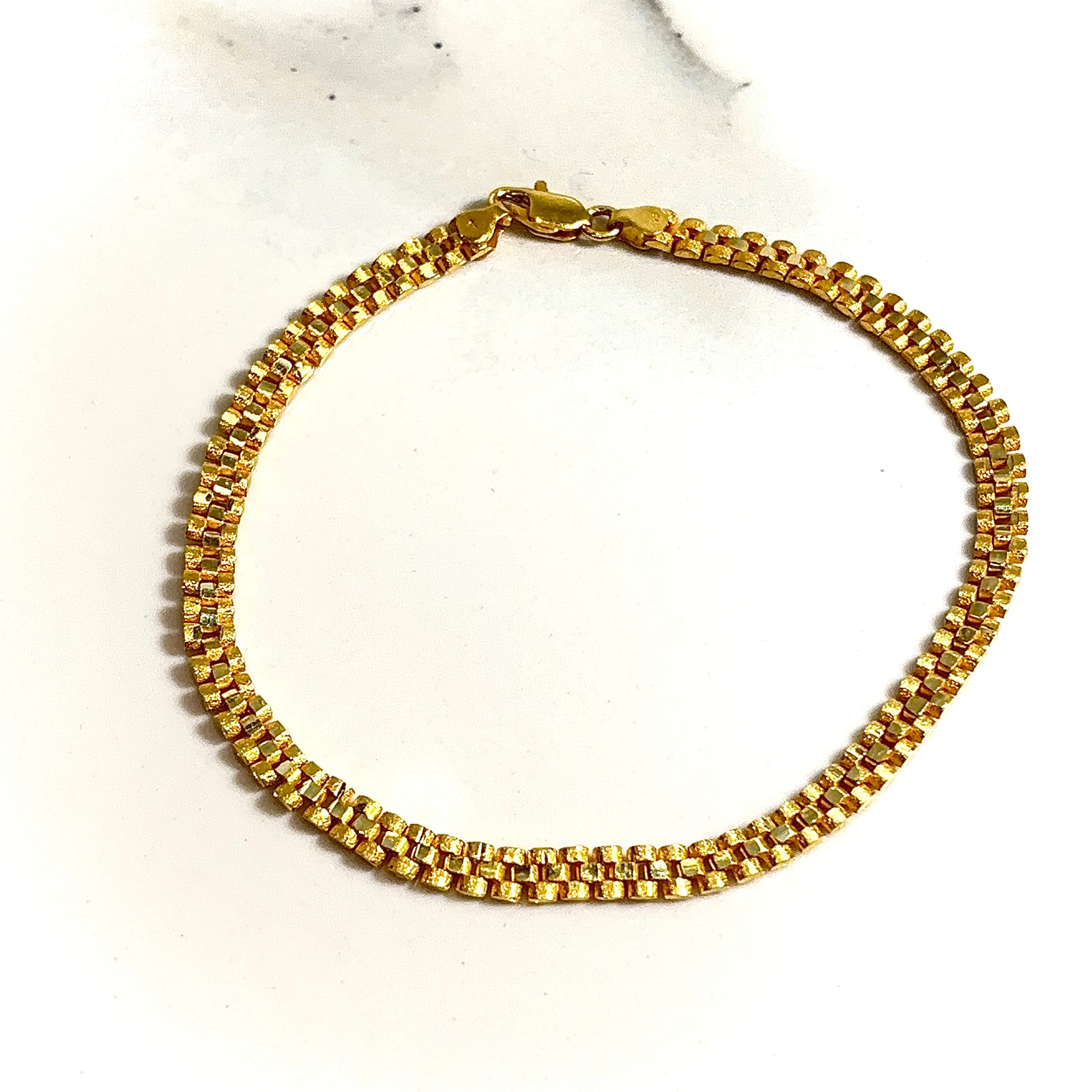 Rolex Link Model Bracelet - 14 carat gold 0047 - 21,4cm/4,4mm - BV2
