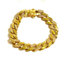 Cuban Link Model Bracelet - 14 carat gold 0043 - 19cm/10,6mm - BV2