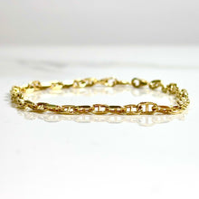 Jail-link Bracelet - 14 carat gold 009- 19cm / 3.1mm - 585 BV2