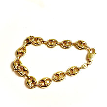Coffee Bean Model Bracelet - 14 carat gold 0016 - 20,9cm / 9,6mm - 585 BV2