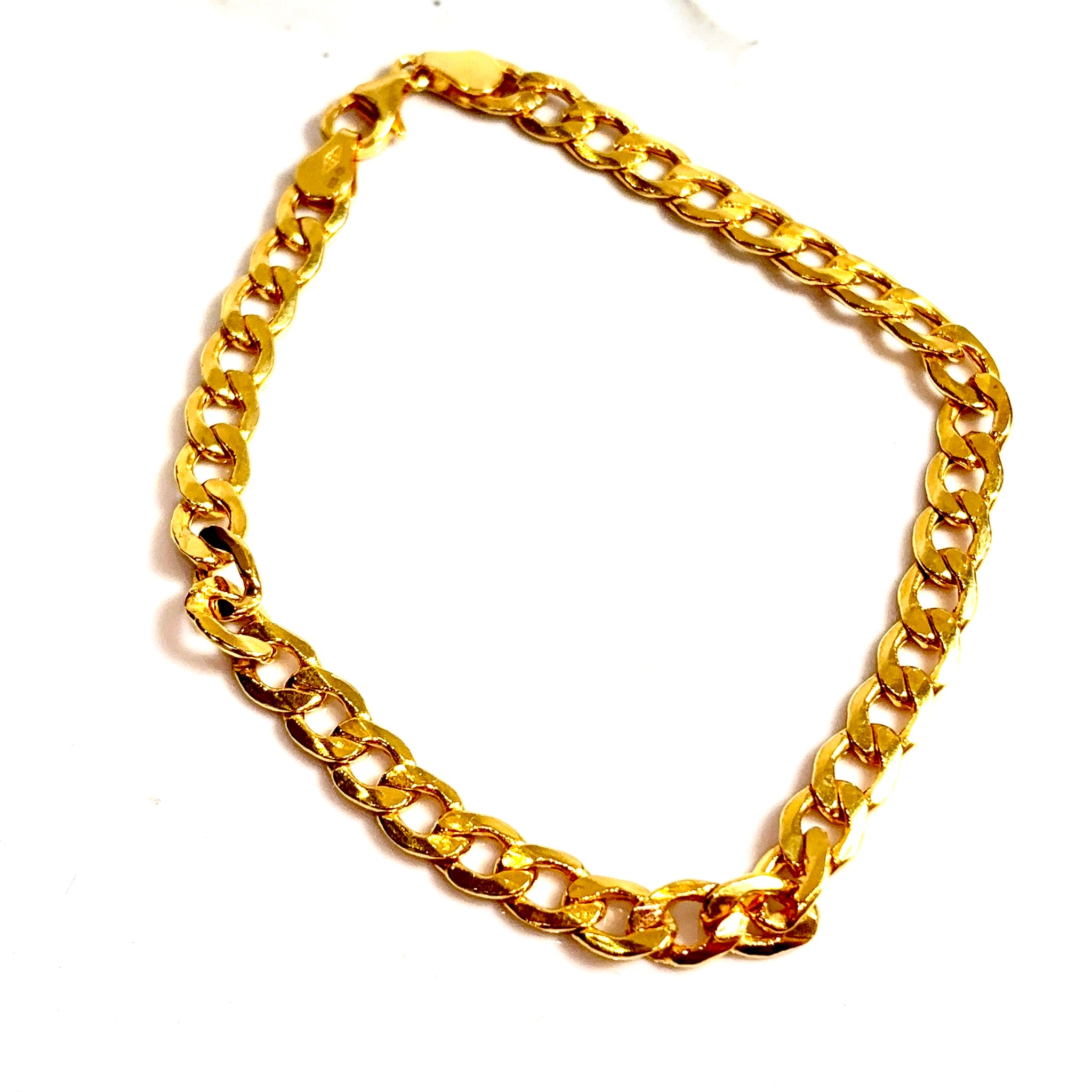 Cuban Link Model Bracelet - 14 carat gold 0048 - 19cm/5,3mm - BV2