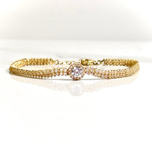 Iced Fantasy Bracelet - 14 carat gold 0023 - 19,5cm/7,5mm - BV2
