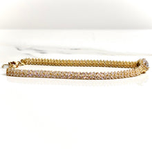 Iced Fantasy Bracelet - 14 carat gold 0023 - 19,5cm/7,5mm - BV2