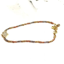 Mooncut Model Bracelet - 14 carat gold Tricolor 0025 - 20,5cm/9,5mm - BV2