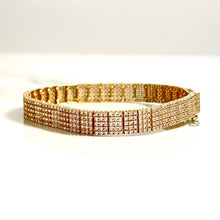 Ice Bracelet - 14 carat gold 0027 - 18,6cm/7,3mm - BV2