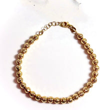 Mooncut Bracelet - 14 carat gold 0034 - 19cm/5mm - BV2