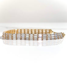 Baguette Bracelet - 14 carat gold 0035 - 20cm/6,1mm - BV2