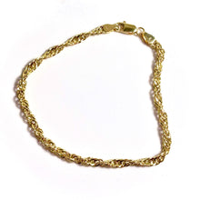 Singapore Rope Bracelet - 14 carat gold 0036 - 19,5cm/3.4mm - BV2
