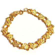 Hearts Bracelet - 18 carat gold 0040 - 18,6cm/8,1mm - BV2