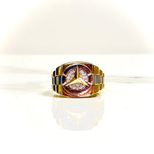 Bicolor Star Ring - 14 carat gold 0060 - GRV2